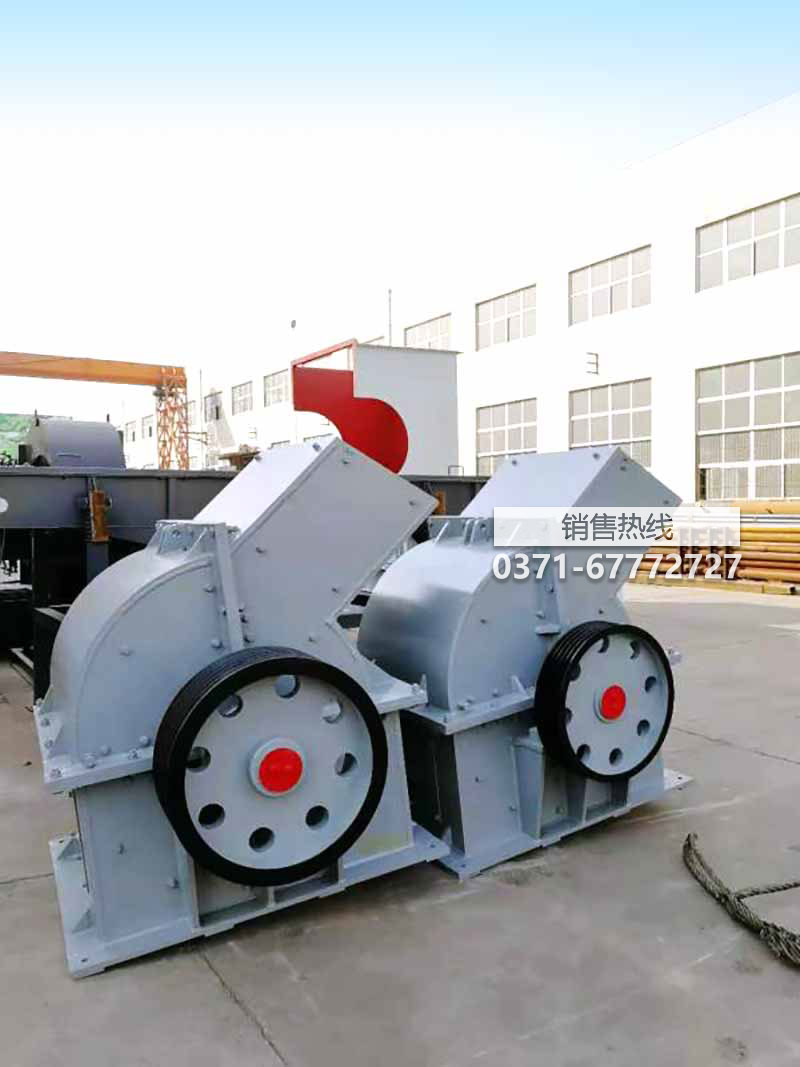 九利机械制造有限公司DPC2022单段锤式破碎机生产完成即将发往山东现场