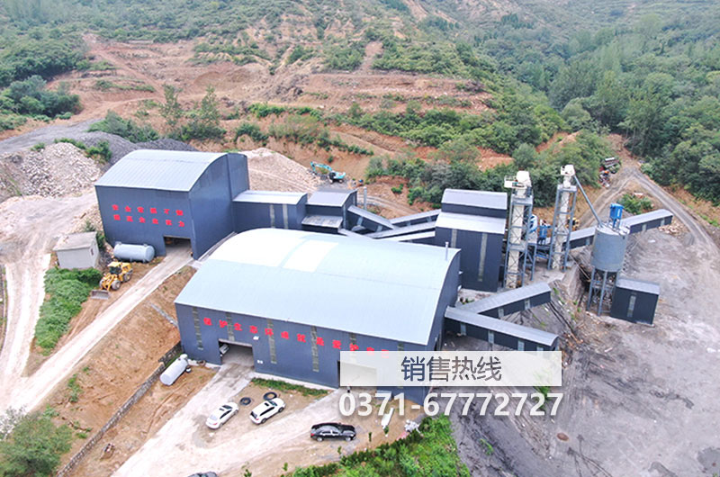 九利机械制造有限公司固定式建筑垃圾处理生产线工艺