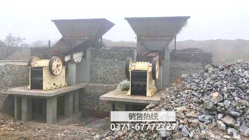 青海500吨/小时花岗岩制砂机生产线设备