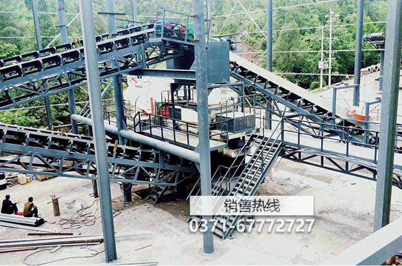 中捷矿业有限公司固定式建筑垃圾处理生产线落地重庆