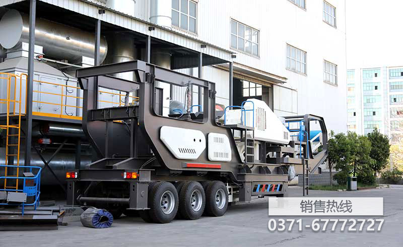 中捷矿业有限公司移动式建筑垃圾处理设备在湖北襄阳投产